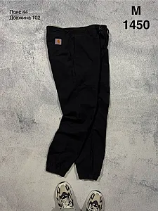 Carhartt WIP Carhartt штани чорні - black, розмір M - фото 1