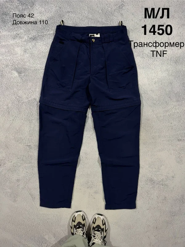 The North Face штани-трансформери темно-сині - blue, розмір M