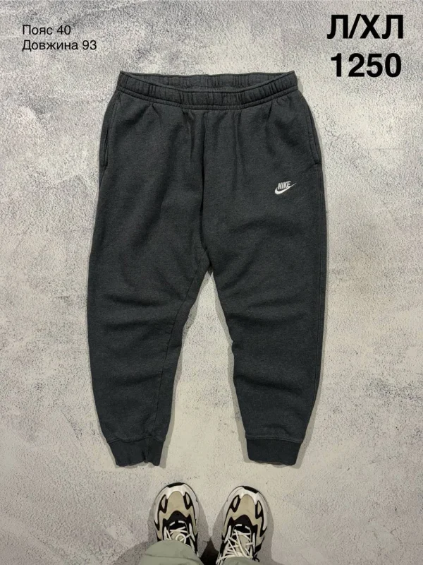 Nike спортивні штани темно-сірі - grey, розмір L