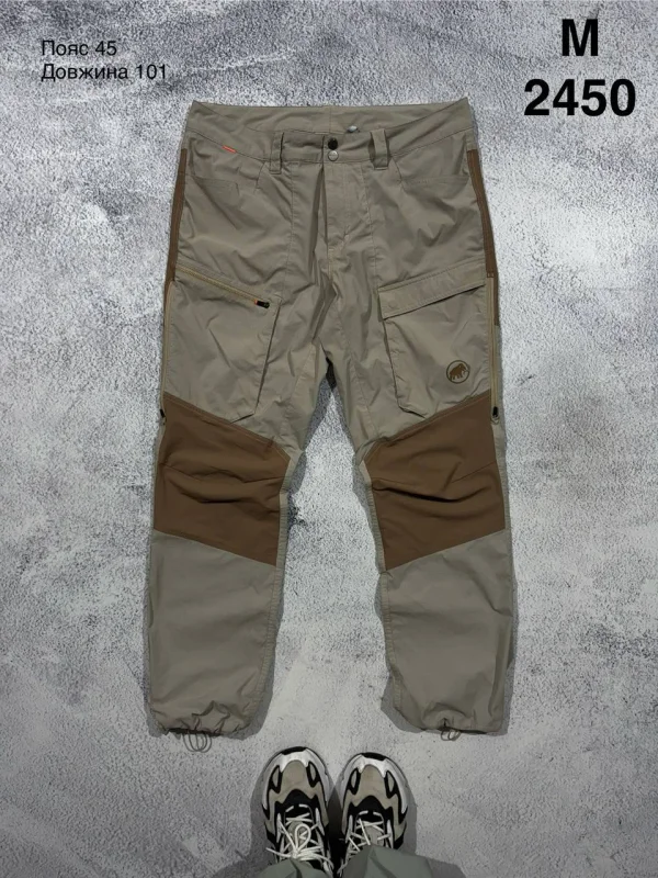 Mammut штани сіро-бежеві - beige, розмір M