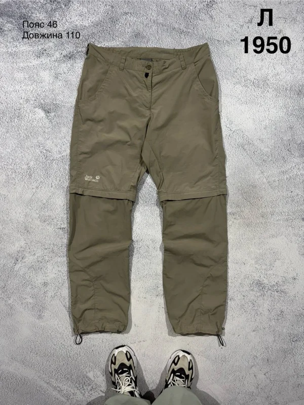 Jack Wolfskin штани оливкові - green, розмір L