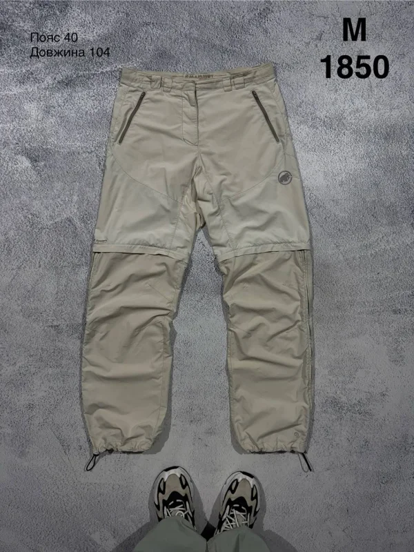 Mammut штани-трансформери бежеві - beige, розмір M