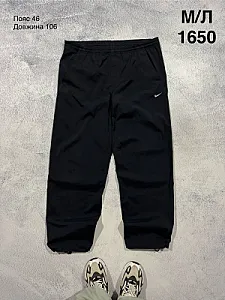 Nike спортивні штани чорні - black, розмір M - фото 1