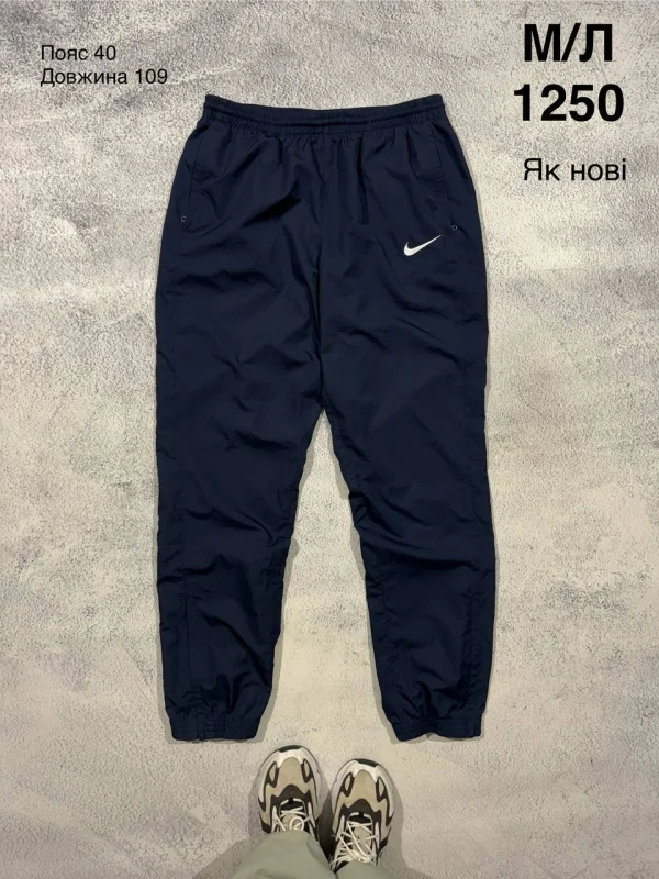 Nike спортивні штани темно-сині - blue, розмір M