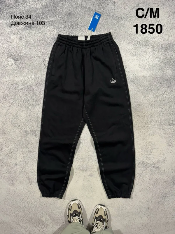 Adidas штани чорні - black, розмір S