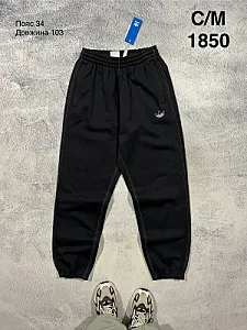 Adidas штани чорні - black, розмір S - фото 1
