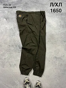 Carhartt WIP Carhartt штани оливкові - green, розмір L - фото 1
