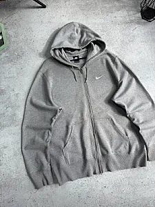 Nike зіп-худі сіре - grey, розмір L - фото 2