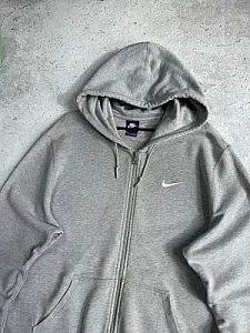 Nike зіп-худі сіре - grey, розмір L - фото 3