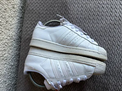 adidas superstar - white, розмір 38 - фото 4