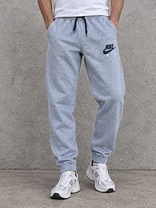 Nike спортивні штани сірі - grey, розмір L - фото 1