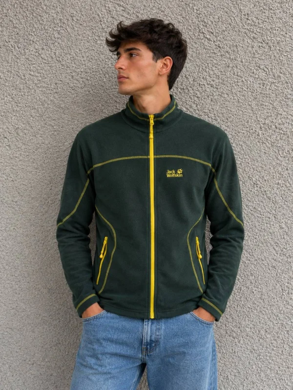Jack Wolfskin фліс зелений - green, розмір M