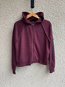 Under Armour зіп-худі бордове - red, розмір S - фото 2