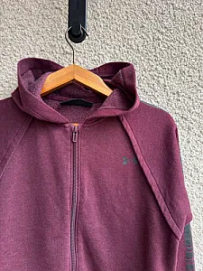 Under Armour зіп-худі бордове - red, розмір S - фото 3