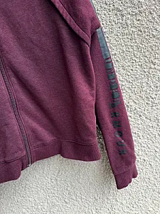 Under Armour зіп-худі бордове - red, розмір S - фото 4