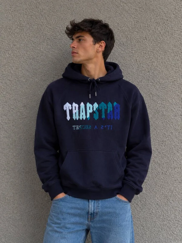 Trapstar худі синє - blue, розмір XL