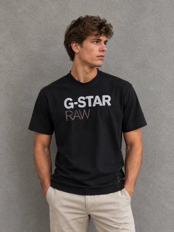 G-Star Raw футболка чорна - black, розмір M