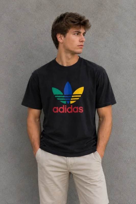 adidas grun trefoil vintage - black, розмір XXL