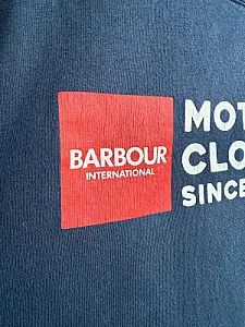 Barbour футболка синя - blue, розмір M - фото 4