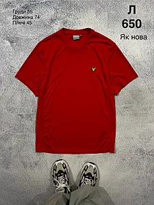 Lyle & Scott футболка червона - розмір L - фото 1