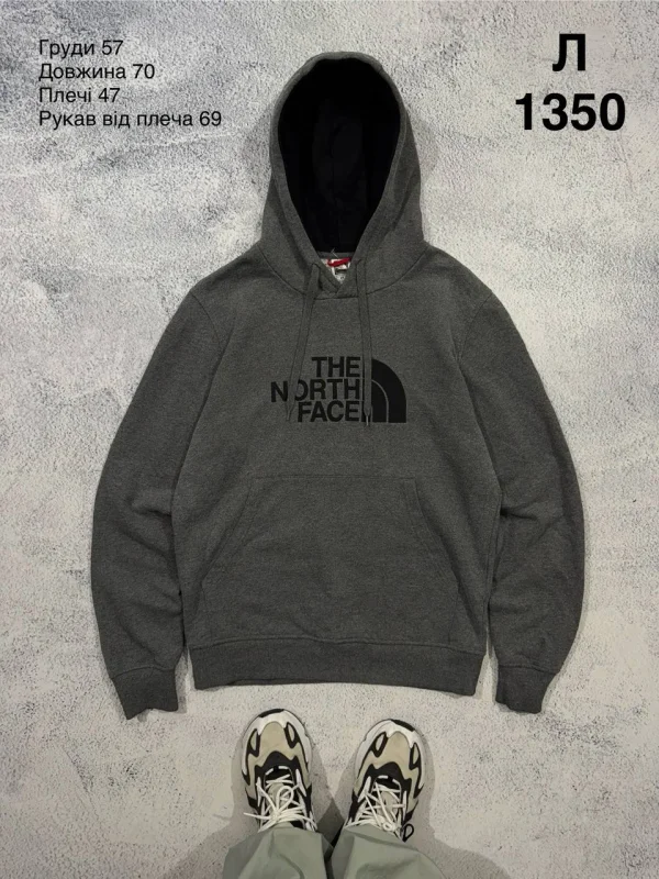 The North Face худі сіре - розмір L