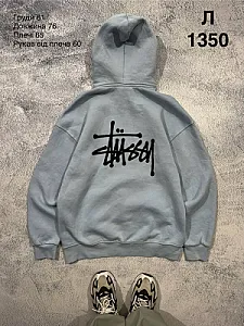 Stüssy Stussy худі блакитне - розмір L - фото 1