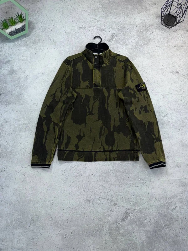 Stone Island полузіп камуфляжний - розмір L