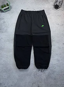 Nike нейлонові штани темно-сірі - розмір XL - фото 1