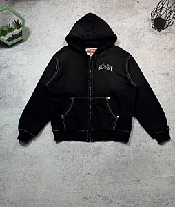 Supreme x True Religion зіп-худі чорне - розмір S - фото 1