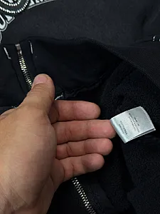 Supreme x True Religion зіп-худі чорне - розмір S - фото 8