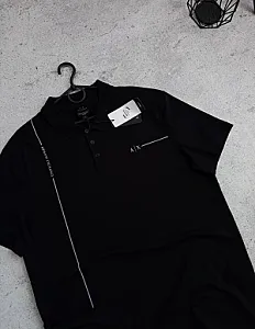 Armani Exchange поло чорне - розмір L - фото 2