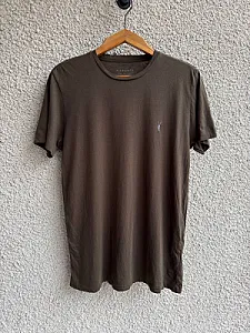 AllSaints футболка коричнева - розмір M - фото 2