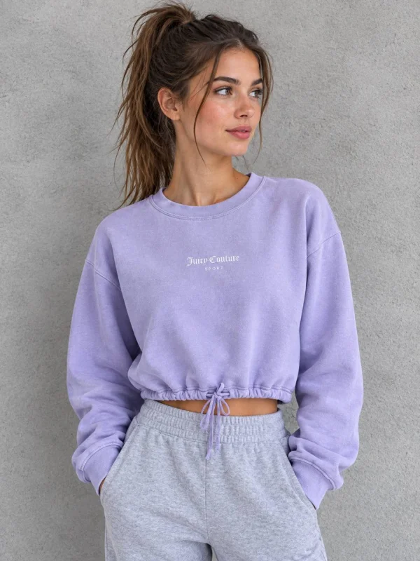 Juicy Couture світшот бузковий - розмір XL