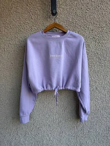 Juicy Couture світшот бузковий - розмір XL - фото 2