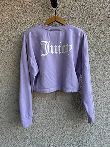 Juicy Couture світшот бузковий - розмір XL - фото 4