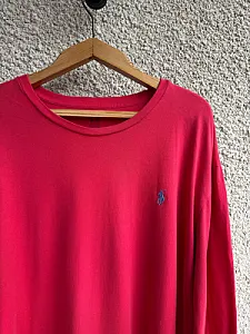 Ralph Lauren лонгслів червоний - розмір XL - фото 3