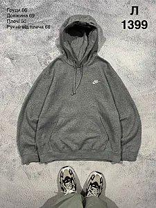 Nike худі сіре - розмір L - фото 1