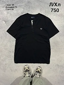 Fred Perry чорне поло - розмір L - фото 1