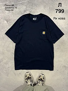 Carhartt WIP Carhartt футболка темно-синя - розмір L - фото 1