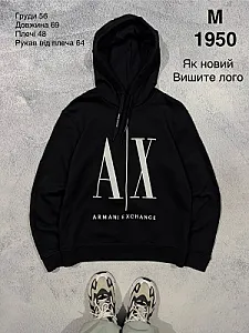 Armani Exchange худі чорне - розмір M - фото 1