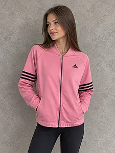 Adidas бомбер рожевий - розмір S - фото 1