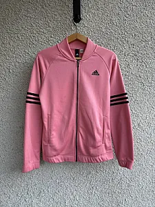Adidas бомбер рожевий - розмір S - фото 2