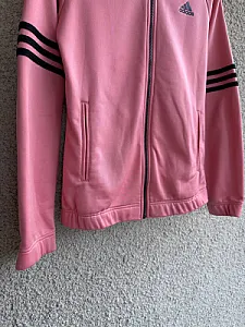 Adidas бомбер рожевий - розмір S - фото 4