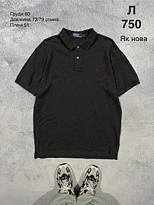 Polo Ralph Lauren поло чорне - розмір L - фото 1