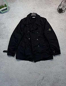 Stone Island тренч чорний - розмір L - фото 1