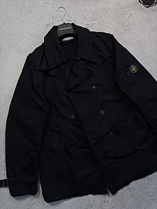 Stone Island тренч чорний - розмір L - фото 2