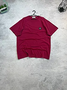 Stone Island футболка бордова - розмір XL - фото 1