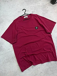 Stone Island футболка бордова - розмір XL - фото 2