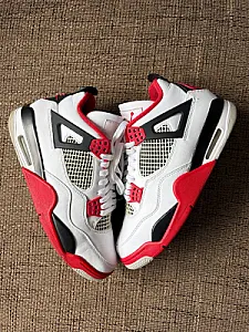 Кросівки Nike Air Jordan 4 Retro Fire Red - розмір 42 - фото 1
