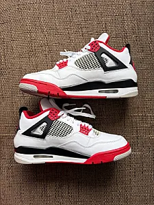Кросівки Nike Air Jordan 4 Retro Fire Red - розмір 42 - фото 3